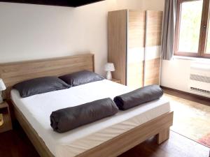 Giường trong phòng chung tại Apartment Olive Groove