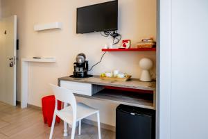 En tv och/eller ett underhållningssystem på Residenza Eleonora