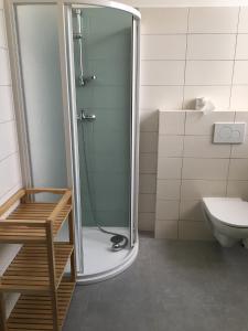 A bathroom at Pražská 116/II