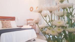 Posteľ alebo postele v izbe v ubytovaní Casa Algarabía