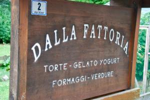 Certifikát, hodnocení, plakát nebo jiný dokument vystavený v ubytování B&B dalla fattoria della Patty