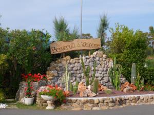 Ein Garten an der Unterkunft New Camping Le Tamerici