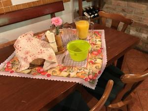 Možnosti snídaně pro hosty v ubytování Vinařský dvůr