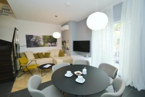 TV a/nebo společenská místnost v ubytování Plage Lovran Residence
