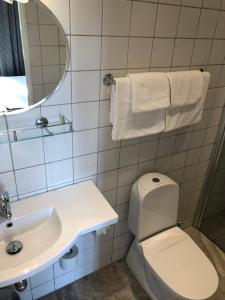 Koupelna v ubytování Guntorps Herrgård