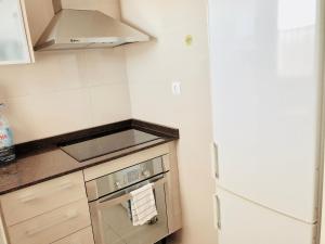 Kuchyň nebo kuchyňský kout v ubytování Apartament El Castillo De Bonalba