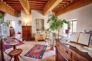 A seating area at B&B Puccini