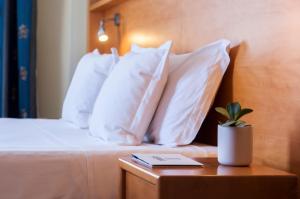 Letto o letti in una camera di Alexandra Hotel