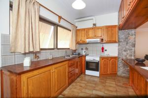 Argostoli apartmentにあるキッチンまたは簡易キッチン