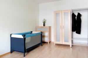 Ένα ή περισσότερα κρεβάτια σε δωμάτιο στο Apartments Leipzig Zentrum Süd Emilienstraße