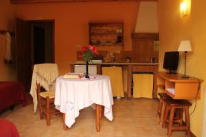 TV a/nebo společenská místnost v ubytování Apartaments La Taverna dels Noguers