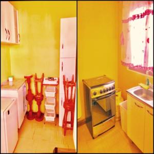 Η κουζίνα ή μικρή κουζίνα στο Hostal Intipara