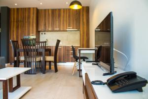 Posezení v ubytování Palm Aparthotel