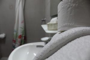 Koupelna v ubytování Hotel Diana