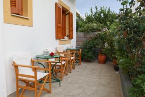 Balkón nebo terasa v ubytování Anestoula Rooms