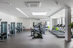 Fitness centrum a/nebo fitness zařízení v ubytování Best Western Hotel Mainz