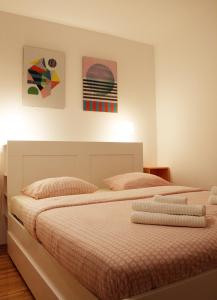 Posteľ alebo postele v izbe v ubytovaní Apartment Pixel