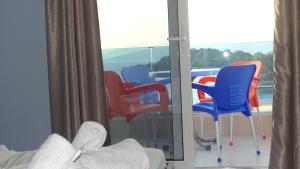 Posezení v ubytování Hotel De Luna
