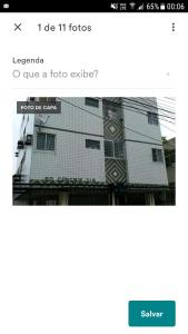 a page of a building with a picture of a building at Nosso Canto in Recife