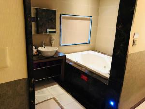 Koupelna v ubytování Discovery Motel - Zhonghe