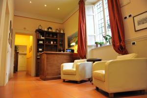 Posezení v ubytování B&B Il Seminario