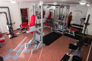 Fitness centrum a/nebo fitness zařízení v ubytování Hostel Blanice