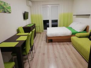 Postel nebo postele na pokoji v ubytování Apartmán Diamond
