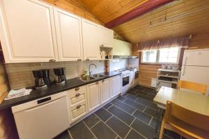 Kuchyň nebo kuchyňský kout v ubytování Dombås Hostel + 19 fotografií