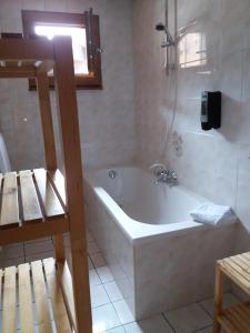 Koupelna v ubytování Hôtel Les Airelles