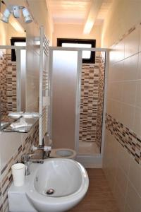 Koupelna v ubytování B&B Certe Notti