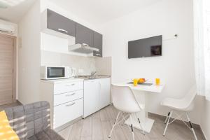 Kuchyň nebo kuchyňský kout v ubytování Guesthouse Pezo