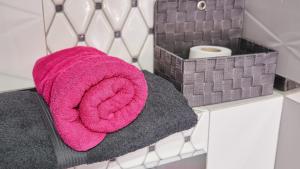 Posteľ alebo postele v izbe v ubytovaní Apartament Perła Pienin + 37 fotografií