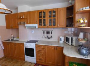 Kuchyň nebo kuchyňský kout v ubytování Holiday Home Liptovský Peter + 11 fotografií
