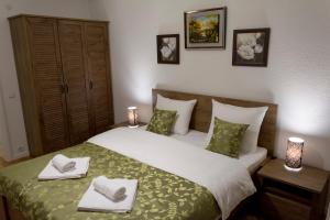 Ένα ή περισσότερα κρεβάτια σε δωμάτιο στο Vacation home
