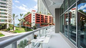 Balkón nebo terasa v ubytování Hyatt Centric Brickell Miami