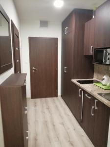 Kuchyň nebo kuchyňský kout v ubytování Apartmán Diamond