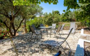 A garden outside Haus Manya in Lassy