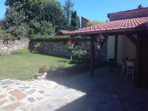 Ein Garten an der Unterkunft Na Letnim byte