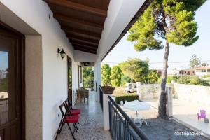 Balkón nebo terasa v ubytování B&B Villa Pia