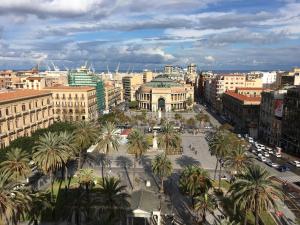 A general view of Palermo or a view of the city taken from a panziókat
