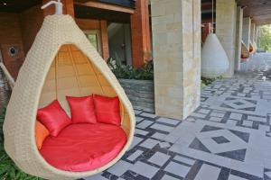Ein Sitzbereich in der Unterkunft Grand Mega Resort & Spa