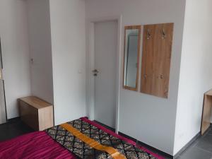 Postel nebo postele na pokoji v ubytování Eifelhof Weina