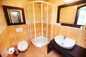 Kúpeľňa v ubytovaní Hotel Wielopole