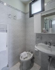 Koupelna v ubytování Hotel Montebello