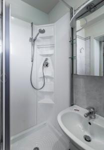 Koupelna v ubytování Hotel Montebello