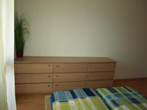 Posteľ alebo postele v izbe v ubytovaní Apartman Self check in/out Vrchlabi