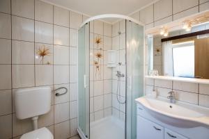 Koupelna v ubytování Rooms Pekovec Bohinj