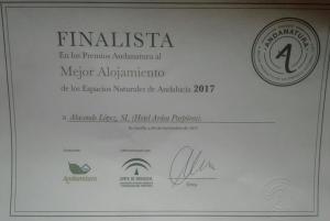 Certifikát, hodnocení, plakát nebo jiný dokument vystavený v ubytování Ardea Purpurea