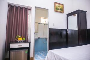Kuchyň nebo kuchyňský kout v ubytování Blue Star Hotel