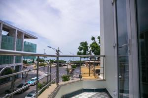 Balkón nebo terasa v ubytování Blue Star Hotel